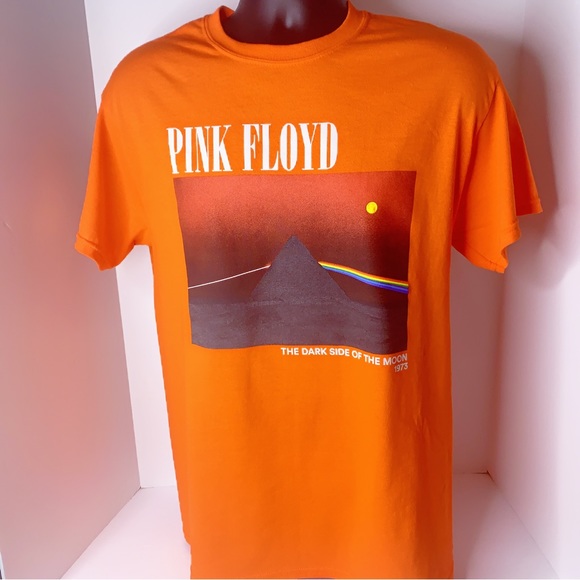 Pink Floyd Dark Side of the Moon TSHIRT Orange - Picture 3 of 8